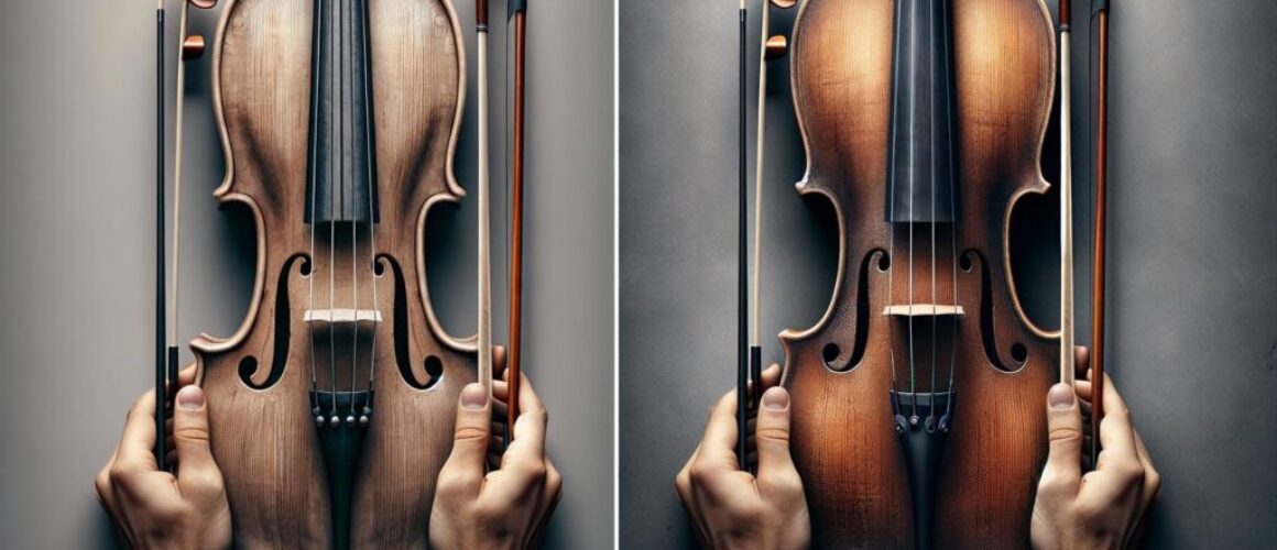 Wat is het verschil tussen een strijkstok van hout en carbon?