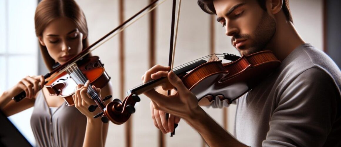 Speel je eerste duet: makkelijke vioolduetten om samen te leren