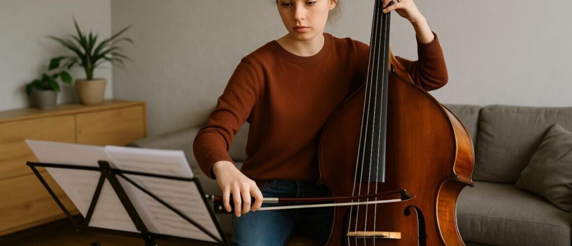 Oefentips voor beginnende contrabassisten